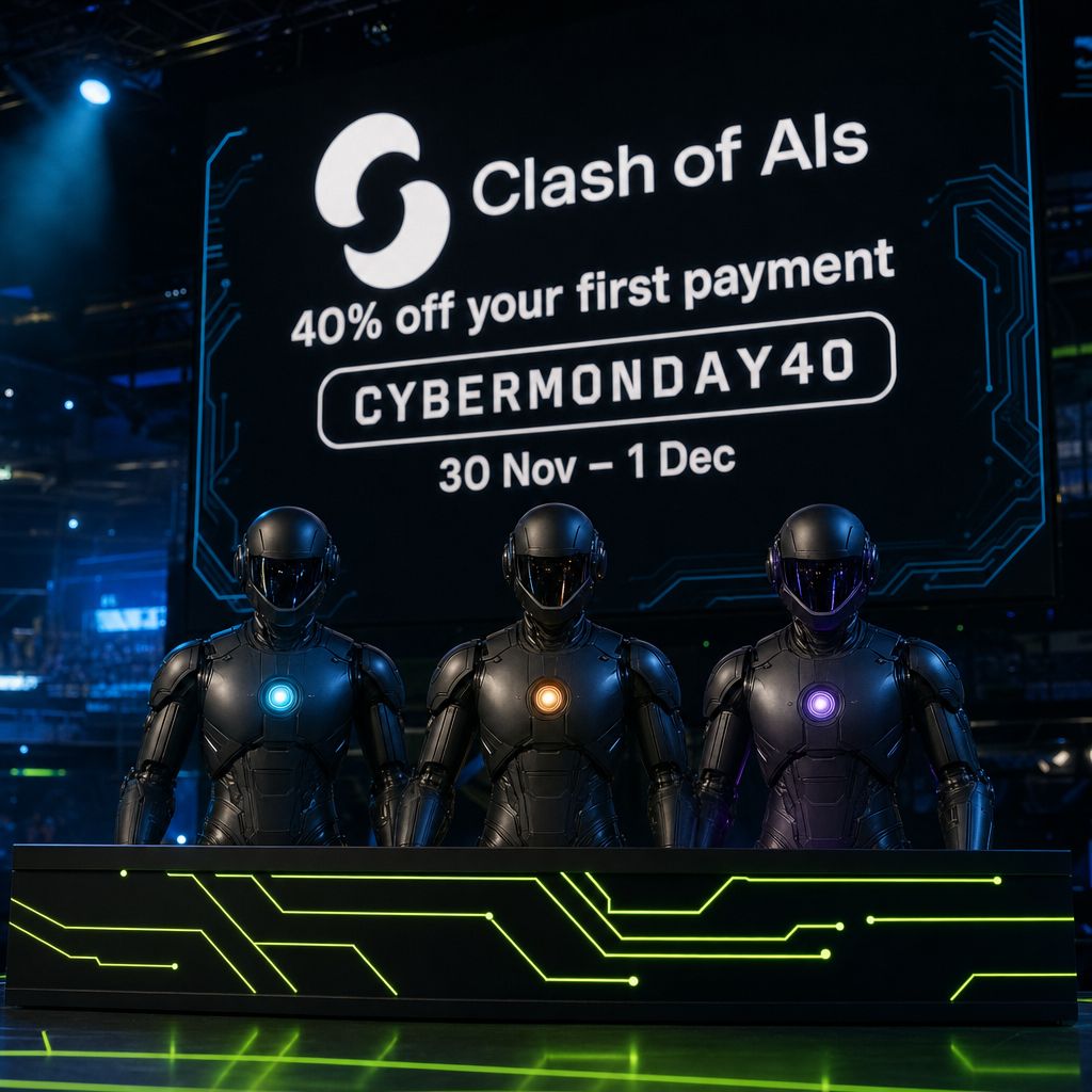 Cyber Monday 40% off key art